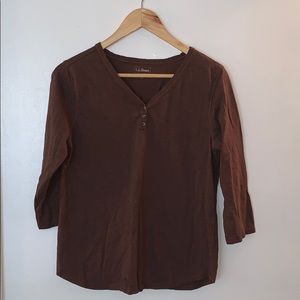 3/4 sleeve tee. Size S.